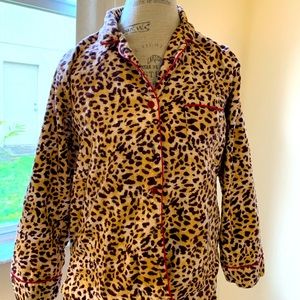 Charter Club Flannel Pajamas Animal Print